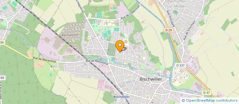 localisation de l'entreprise SCI ESIR  BISCHWILLER