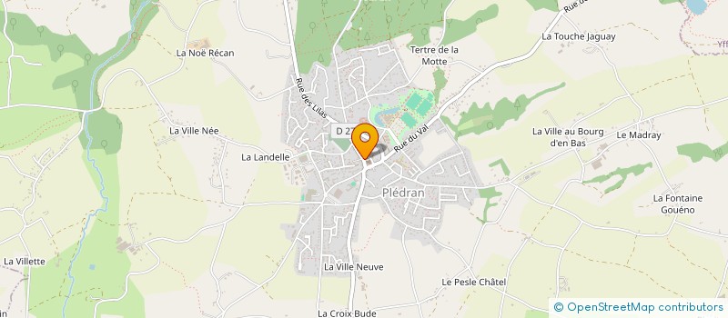 localisation de l'entreprise SCI ESJ  PLEDRAN