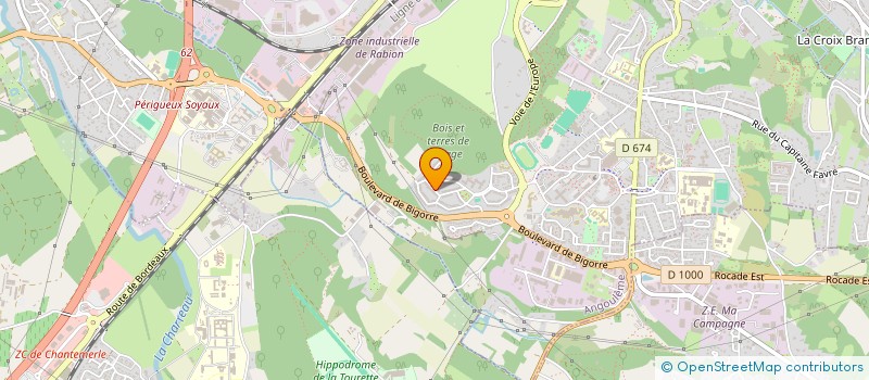 localisation de l'entreprise SCI ESK à ANGOULEME