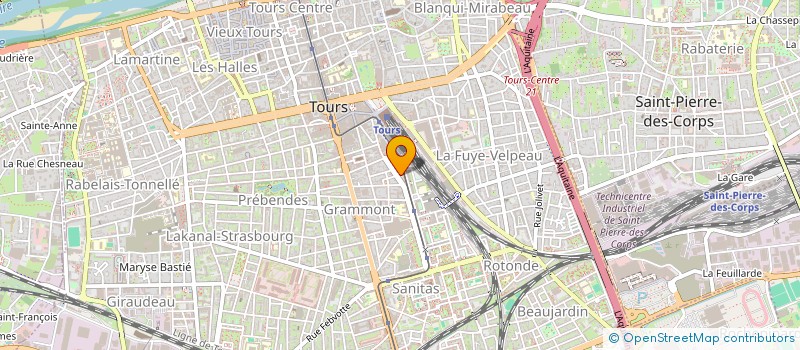 localisation de l'entreprise SCI ESK  TOURS