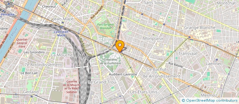 localisation de l'entreprise SCI ESK ENVOL  LYON