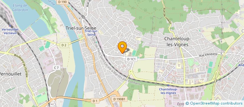 localisation de l'entreprise SCI ESKA  CHELLES