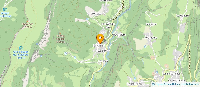 localisation de l'entreprise SCI ESKI  ENGINS