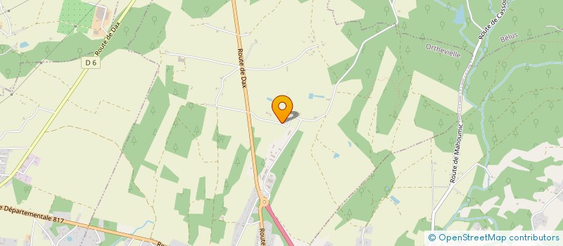 localisation de l'entreprise SCI ESKUALDUN ISSARA  ORTHEVIELLE