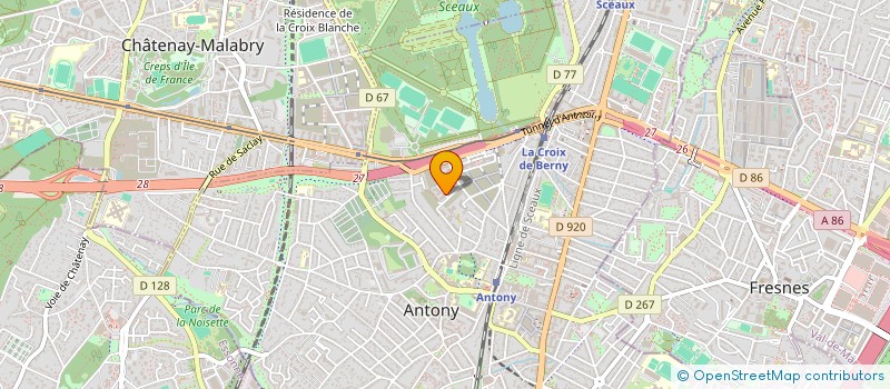 localisation de l'entreprise SCI ESLAVA OLIVEIRA à ANTONY