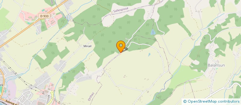 localisation de l'entreprise SCI ESLAYAS  ORTHEZ