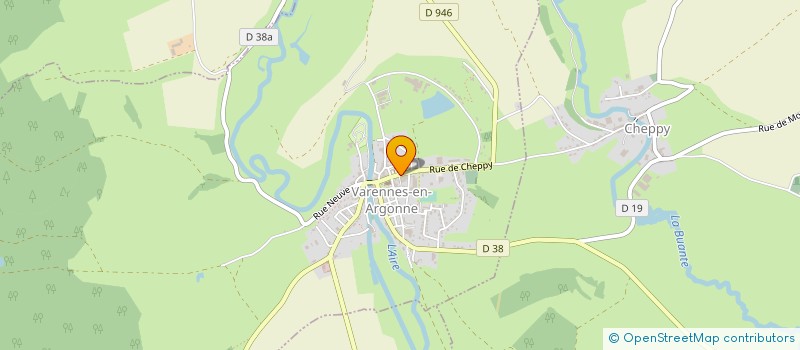 localisation de l'entreprise SCI ESM à VARENNES-EN-ARGONNE
