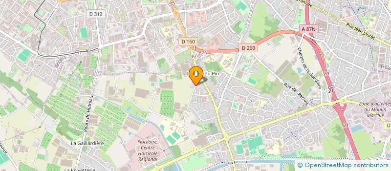 localisation de l'entreprise SCI ESM  LES PONTS-DE-CE