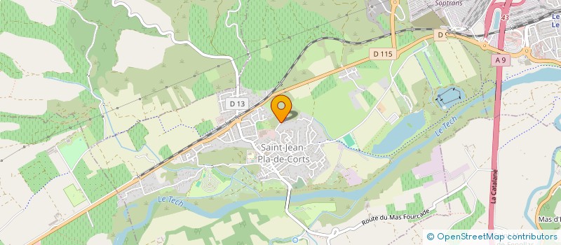 localisation de l'entreprise SCI ESM  SAINT-JEAN-PLA-DE-CORTS