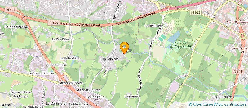 localisation de l'entreprise SCI ESMAPA à COUERON