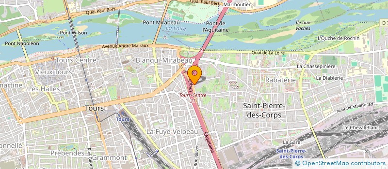 localisation de l'entreprise SCI ESMEE  SAINT-PIERRE-DES-CORPS