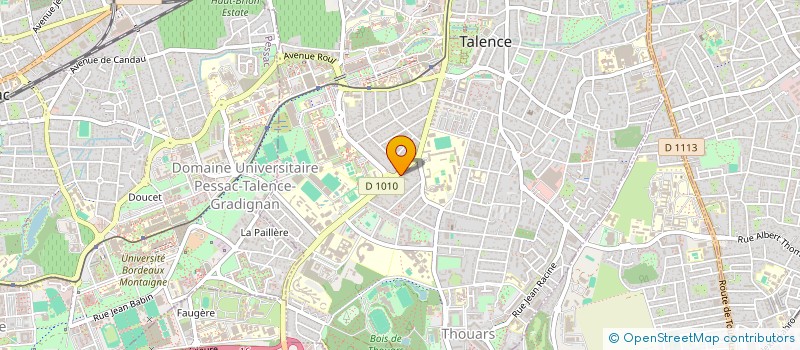 localisation de l'entreprise SCI ESMERALDA  TALENCE