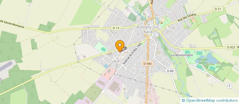 localisation de l'entreprise SCI ESMERALDA  AUBIGNY-SUR-NERE