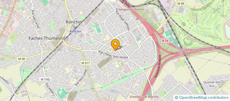 localisation de l'entreprise SCI ESMH  RONCHIN