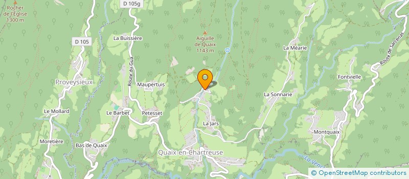 localisation de l'entreprise SCI ESMIR  QUAIX-EN-CHARTREUSE