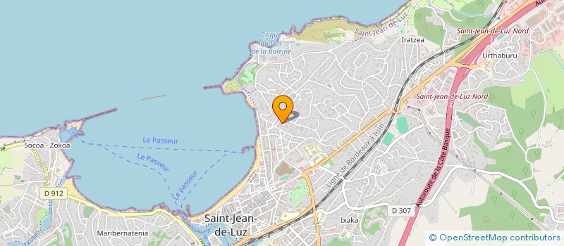 localisation de l'entreprise SCI ESMON à SAINT-JEAN-DE-LUZ