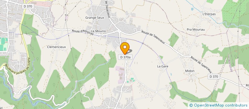 localisation de l'entreprise SCI ESMV  BOGY