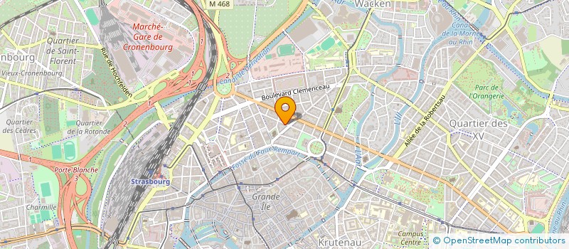 localisation de l'entreprise SCI ESNA  STRASBOURG