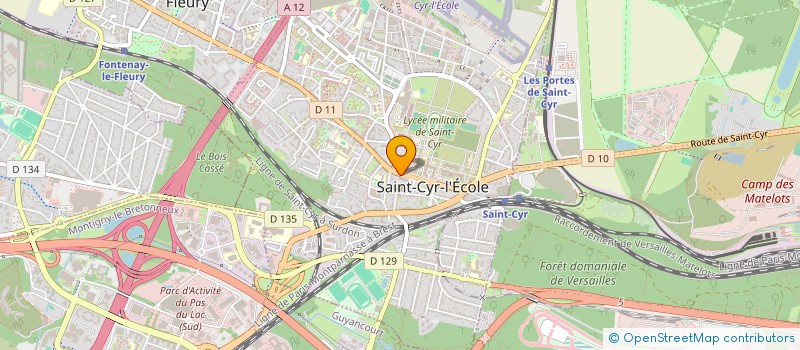 localisation de l'entreprise SCI ESNARD  SAINT-CYR-L'ECOLE