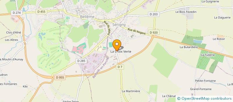 localisation de l'entreprise SCI ESNAULT à BELFORET-EN-PERCHE