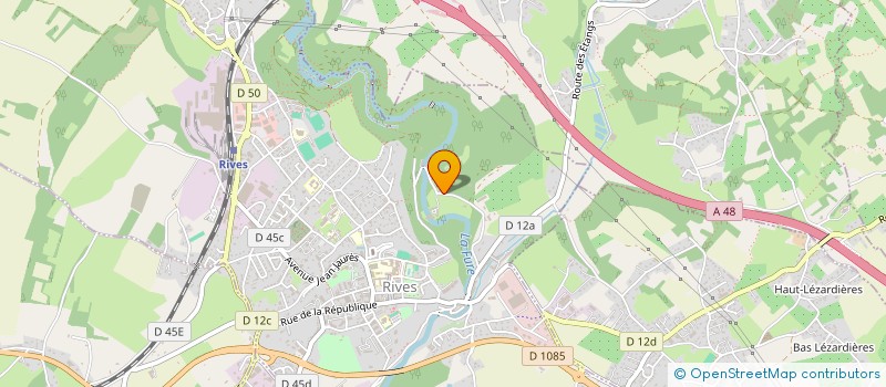 localisation de l'entreprise SCI ESOPE  RIVES