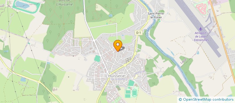 localisation de l'entreprise SCI ESP 1  L'HUISSERIE