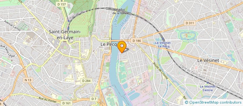 localisation de l'entreprise SCI ESPA à LE PECQ