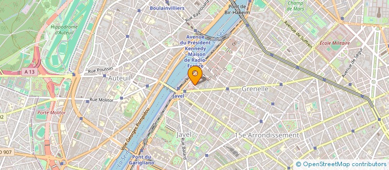 localisation de l'entreprise SCI ESPACE 2000  PARIS