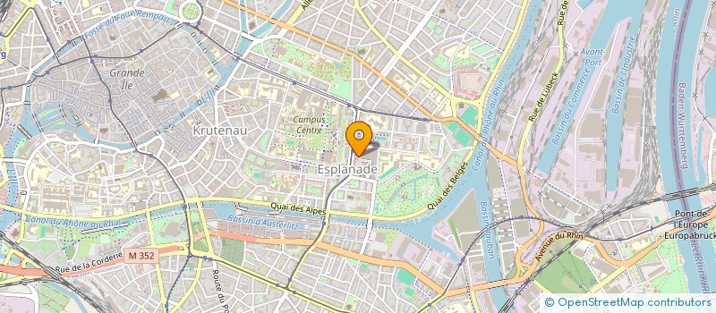 localisation de l'entreprise SCI ESPACE 25 à STRASBOURG