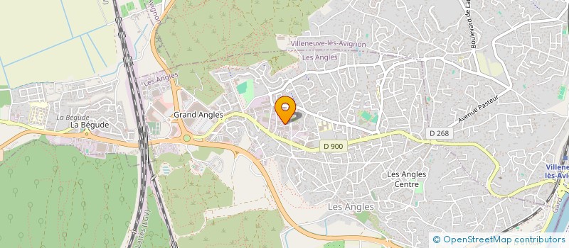 localisation de l'entreprise SCI ESPACE à LES ANGLES