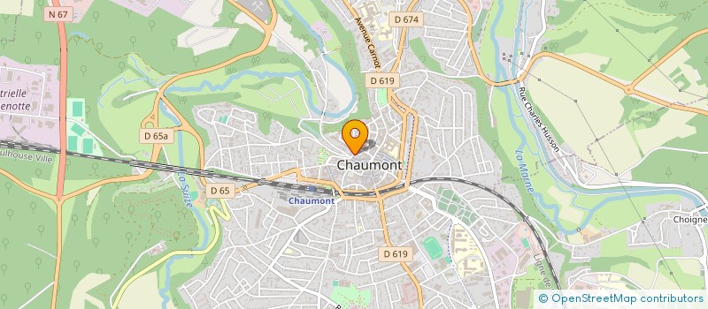 localisation de l'entreprise SCI ESPACE à CHAUMONT