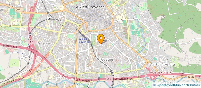 localisation de l'entreprise SCI ESPACE à AIX-EN-PROVENCE