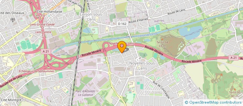 localisation de l'entreprise SCI ESPACE  NOYELLES-SOUS-LENS