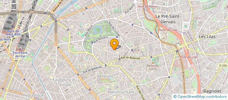 localisation de l'entreprise SCI ESPACE 39 VILLETTE  PARIS