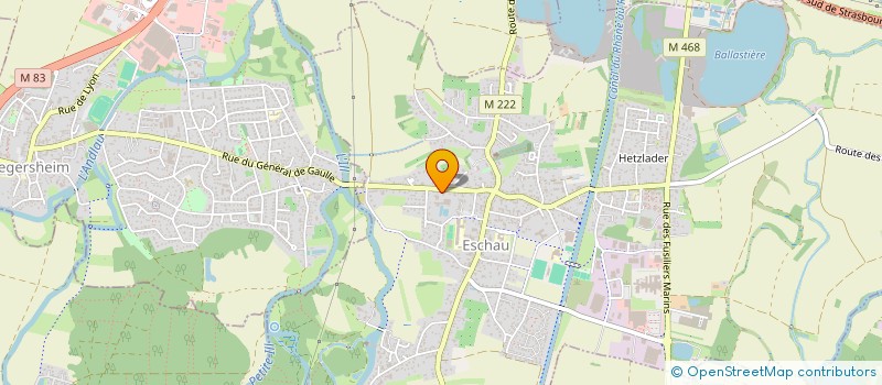 localisation de l'entreprise SCI ESPACE  ESCHAU