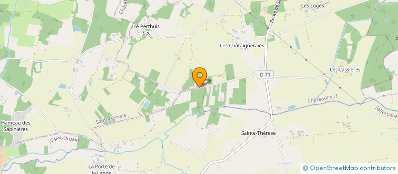 localisation de l'entreprise SCI ESPACE à LA GARNACHE