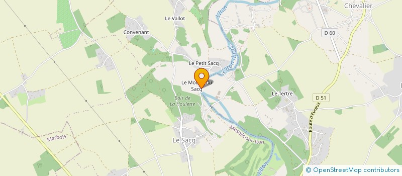 localisation de l'entreprise SCI ESPACE  MESNILS-SUR-ITON