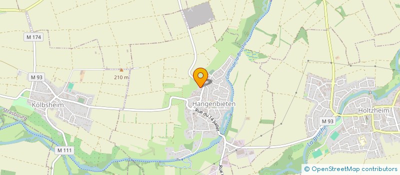 localisation de l'entreprise SCI ESPACE  HANGENBIETEN