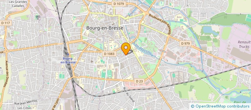 localisation de l'entreprise SCI ESPACE 48 à BOURG-EN-BRESSE