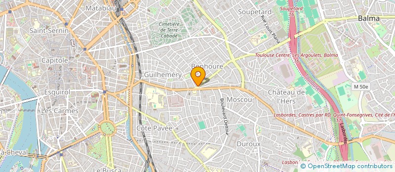 localisation de l'entreprise SCI ESPACE à TOULOUSE