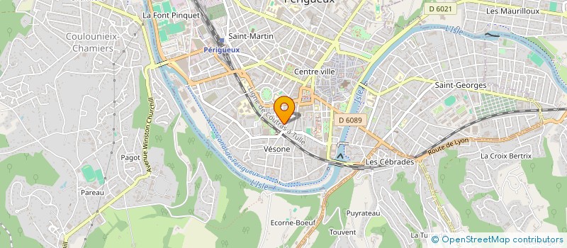 localisation de l'entreprise SCI ESPACE 89 à PERIGUEUX