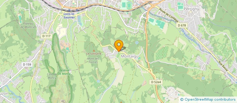 localisation de l'entreprise SCI ESPACE 94  MONTAIGU