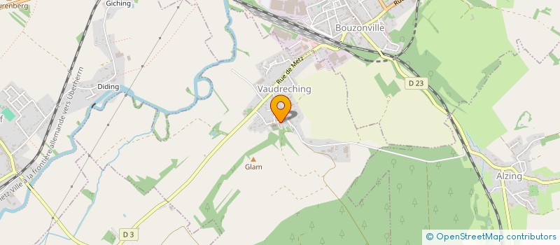 localisation de l'entreprise SCI ESPACE  VAUDRECHING