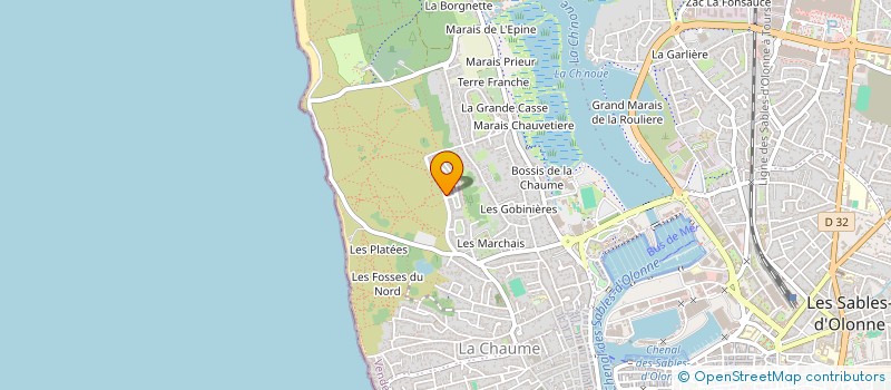 localisation de l'entreprise SCI ESPACE 990 à LES SABLES D'OLONNE