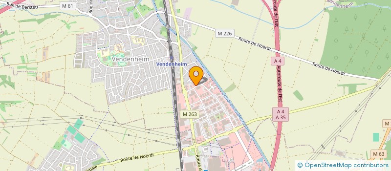 localisation de l'entreprise SCI ESPACE AGATE  REICHSTETT