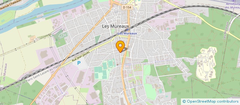 localisation de l'entreprise SCI ESPACE ARISTIDE BRIAND à LES MUREAUX