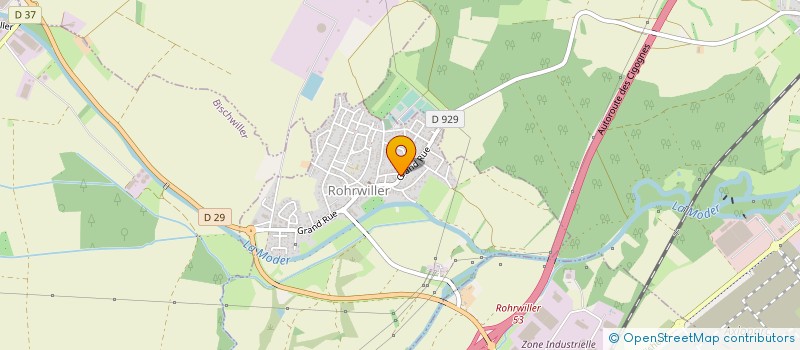 localisation de l'entreprise SCI ESPACE CAD'EST  ROHRWILLER