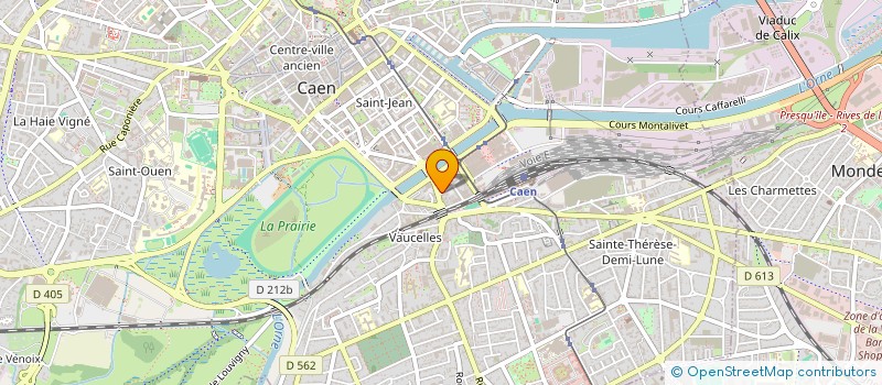 localisation de l'entreprise SCI ESPACE CAEN à CAEN