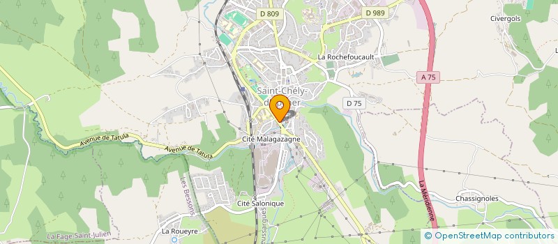 localisation de l'entreprise SCI ESPACE CONORT  SAINT-CHELY-D'APCHER