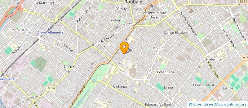 localisation de l'entreprise SCI ESPACE DANSE  ROUBAIX